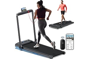 WalkingPad Under Desk Treadmill: 2 in 1 Folding Incline Treadmill for Home...