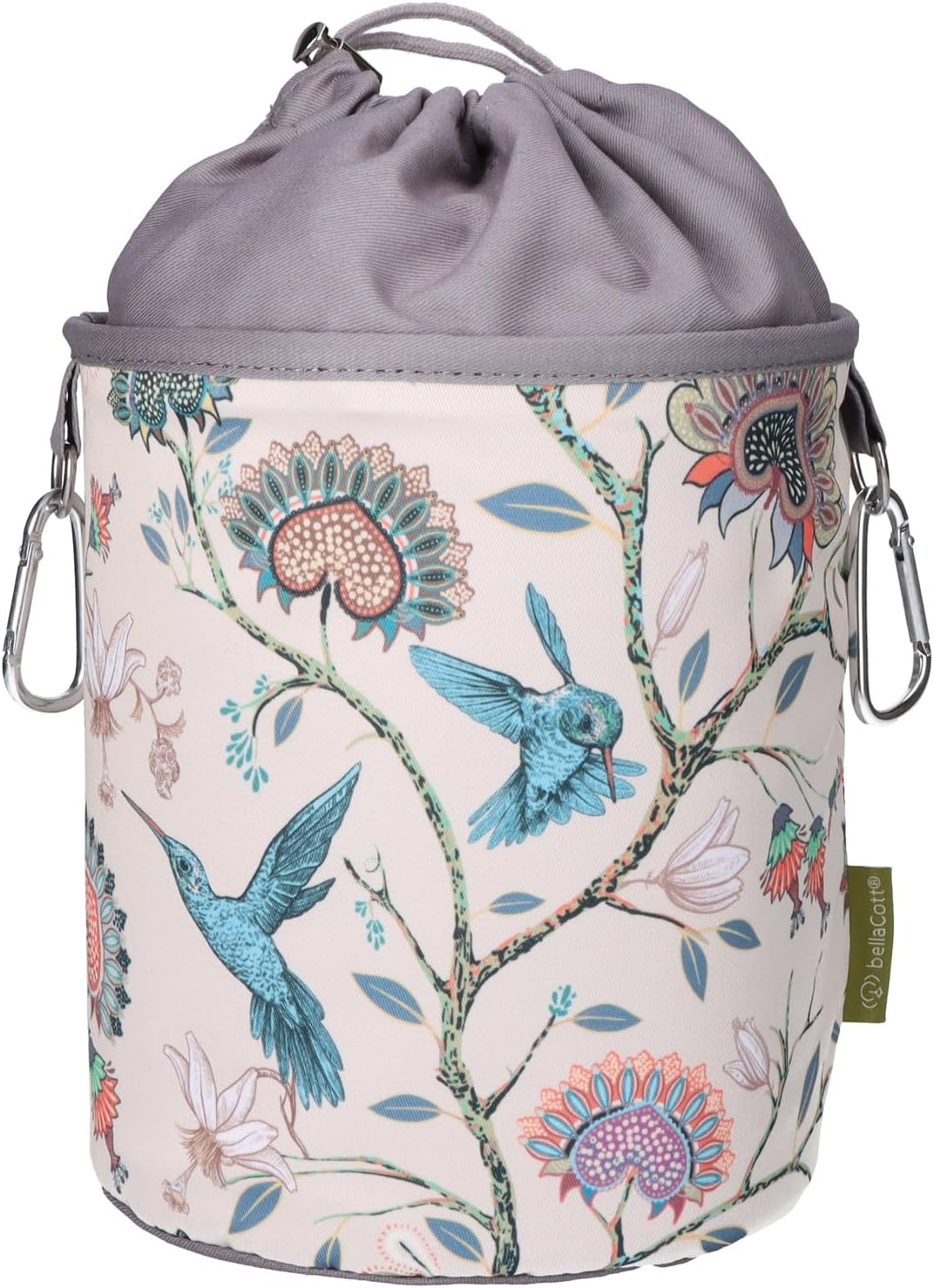 Sac à Pinces à Linge Avocat - 100% Coton, Mousquetons, 18x31 Cm, Design Joyeux