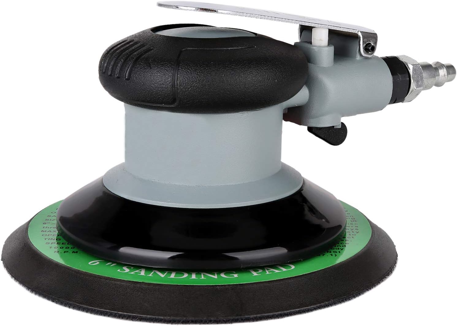 Valianto6" Professional Air Random Orbital Palm Sander, 3.0mm Eccentricity Dual Action Pneumatic Sander Pro Grinding Sanding Tools