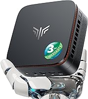 KAMRUI Pinova P1 Mini PC: AMD Ryzen 4300U (up to 3.7GHz), 16GB RAM, 1TB SSD, Triple 4K Displays, WiFi 5 & BT - Compact for Office & Home