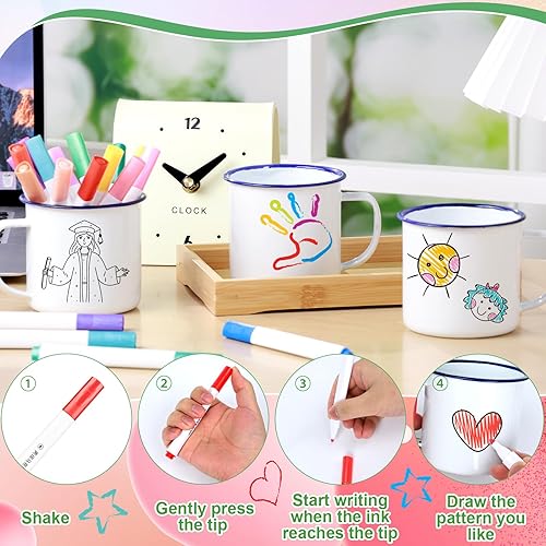 Miniatura 3 de 36 PCS Halloween Coffee Mugs Fall Decor Painted Mug Kit Personalized Coffee Mug Kit,Halloween Gifts Custom Cups Personalized Mugs Decorating Kit