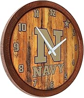 Vista 380 de The Fan-Brand NCAA Oklahoma Sooners: Faux Barrel Top Wall Clock Sports Team Bar Sign Décor - Home Man Cave, Party Decoration - Made On Demand