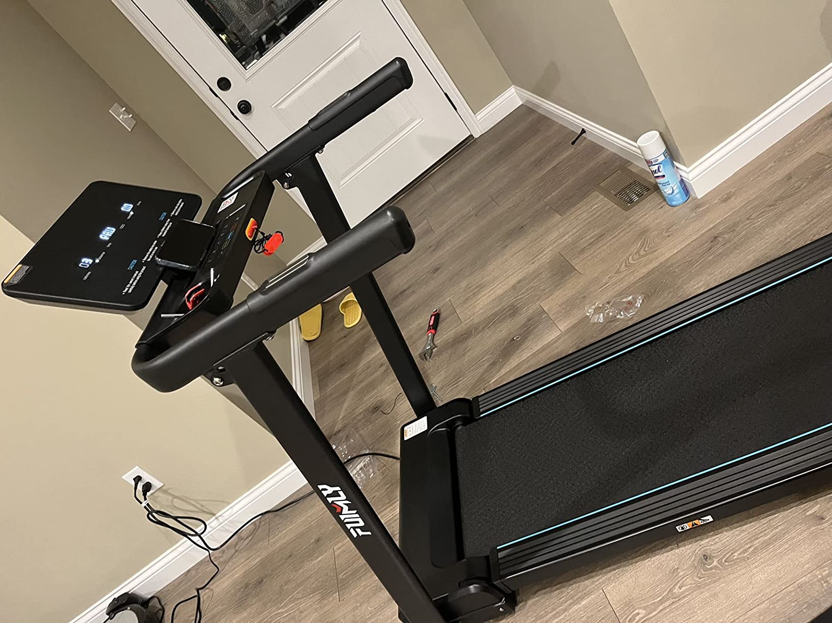 15/mo Finance SYTIRY Folding Treadmills for Home with Incline,3.25HP Brushless Motorand APP