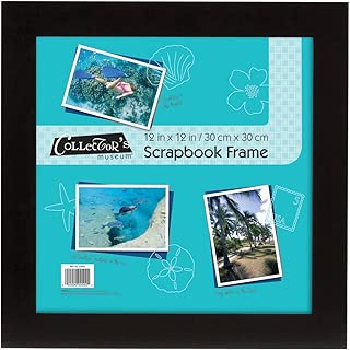 MCS 15x15 Inch Flat Scrapbook Frame with 12x12 Inserts, Black (40952) - coolthings.us