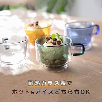 Amazon.co.jp: 365methods HARIO COLORS ダブルウォール マグ カップ