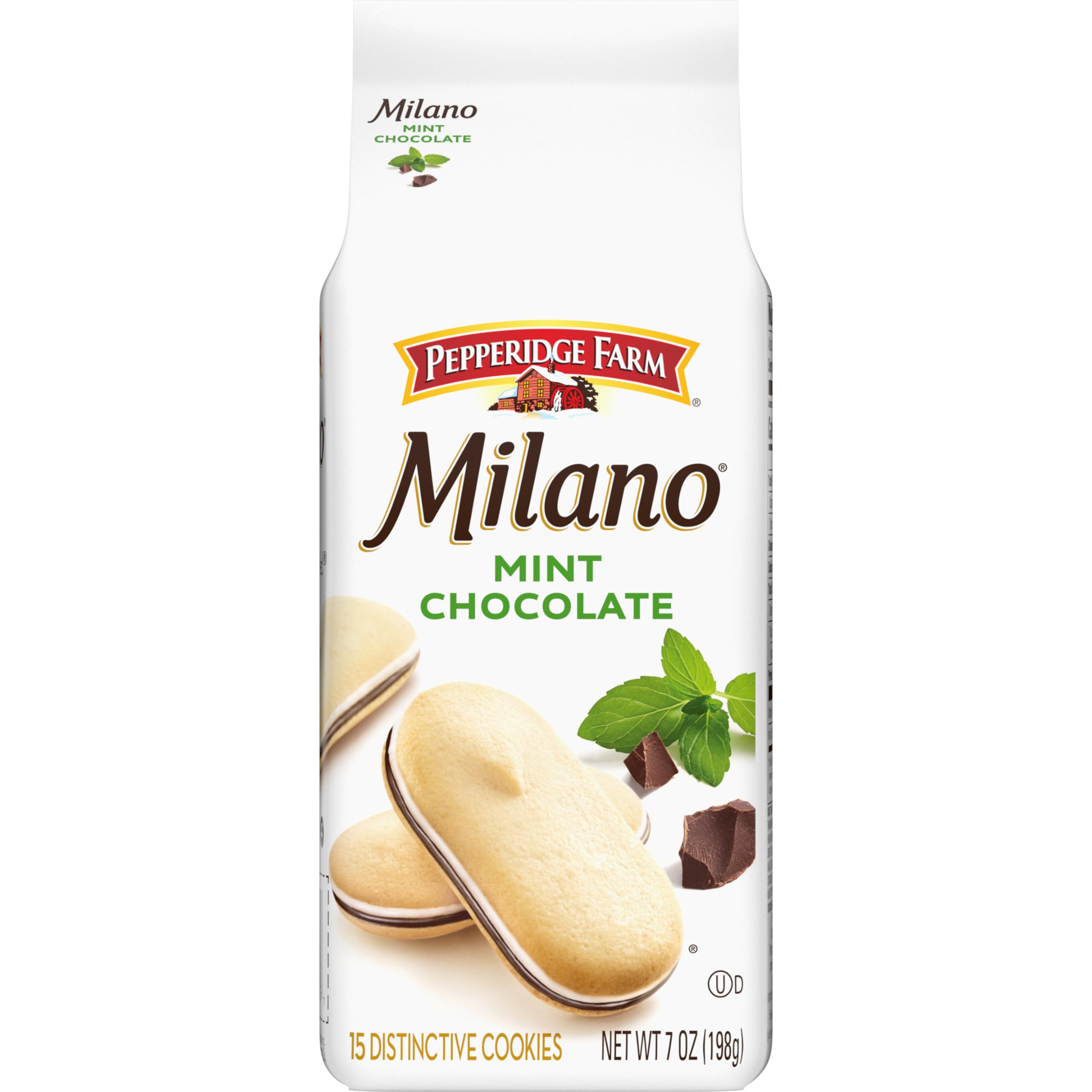 Amazon.com : Pepperidge Farm Milano Mint Chocolate Cookies, 7 OZ