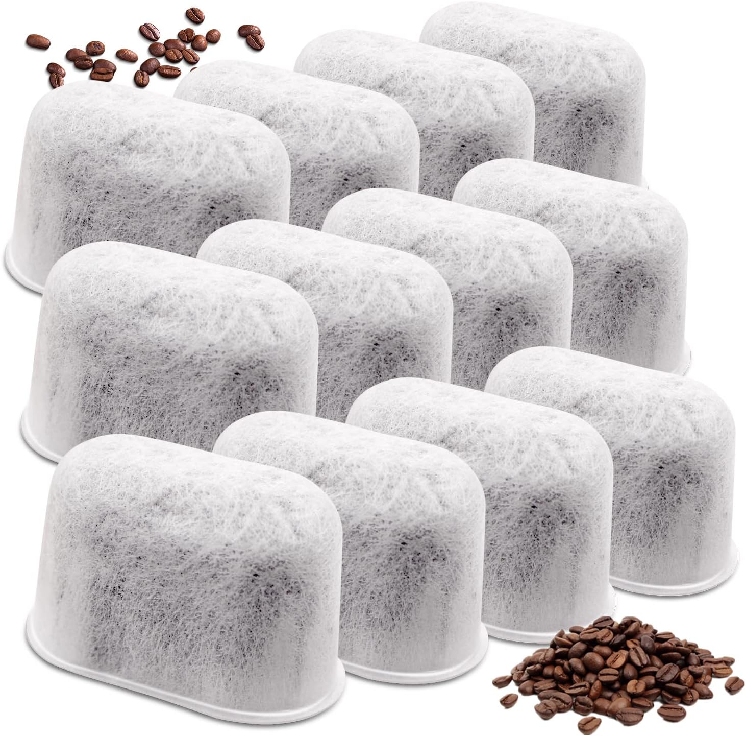 Coffee Maker Water Filters Compatible with Keurig Coffee Makers, Replacement Charcoal Water Filters (12 Pack)