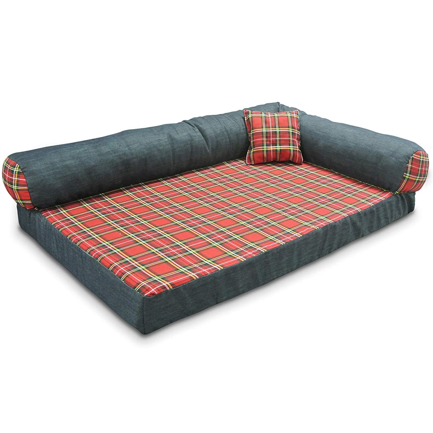 Baldiflex - Cuccioletti, Materassino Cuccia Letto Cuscino Morbida per Cane e Gatto Tobia con Memory Foam, 135x80cm