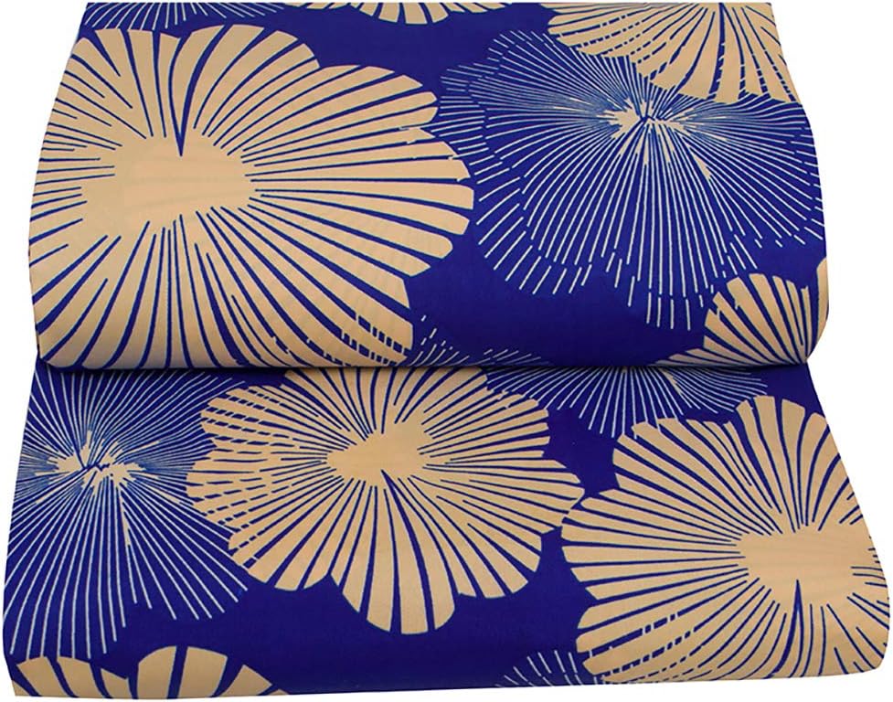 African Fabric 6 Yard Printed Wax Cloth African Ankara Ethnic Fabric FP6383