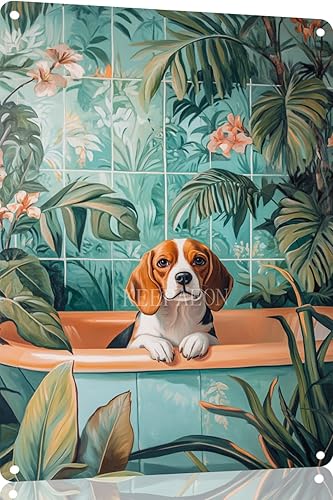 Miniatura 38 de Divertidos carteles de metal para decoración de baño y bañera, póster de metal retro para decoración de baño, bar, hogar, baño, decoración de pared,