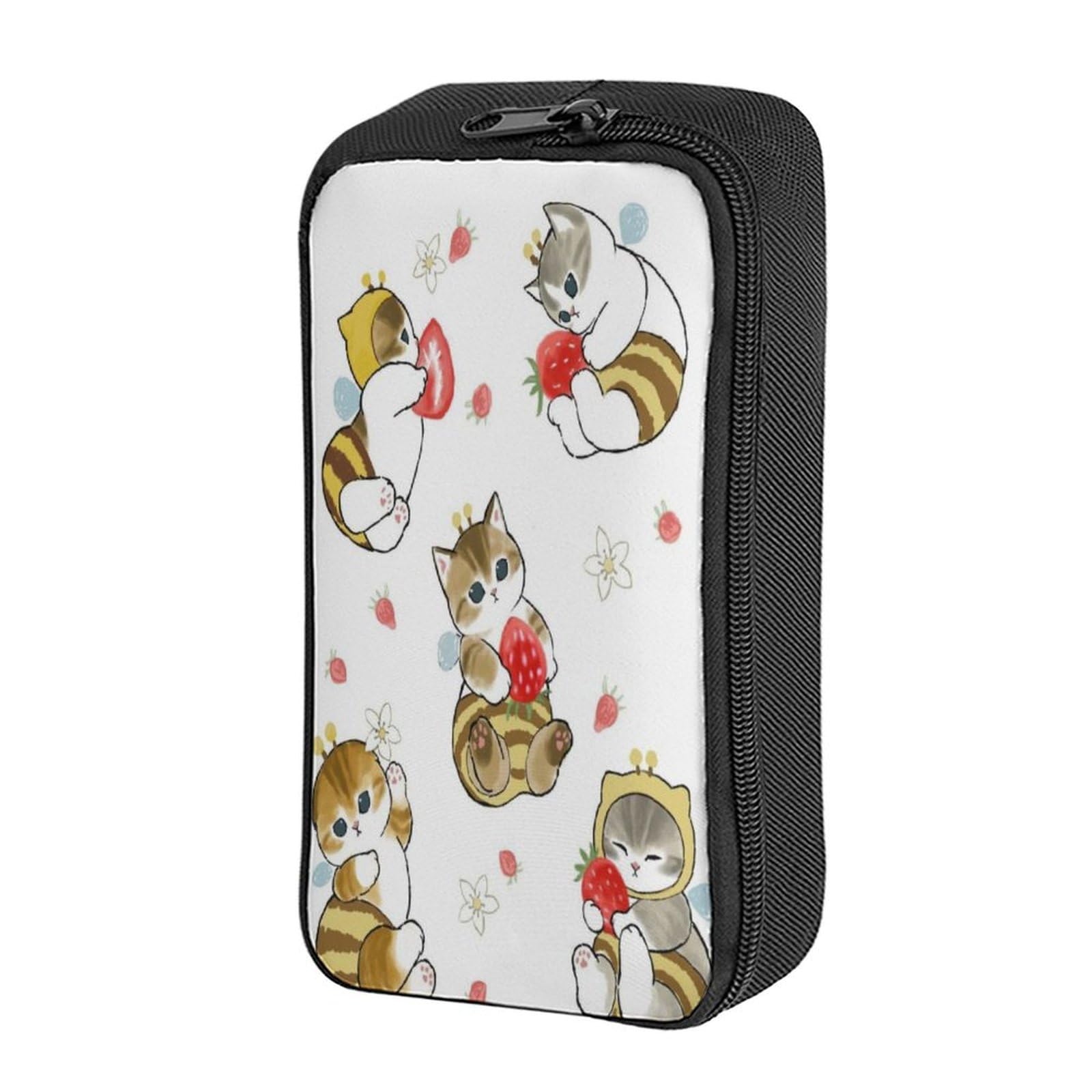 Mofusand Cat Pencil Case Large Capacity Polyester Pen Pouch Kawaii Japan