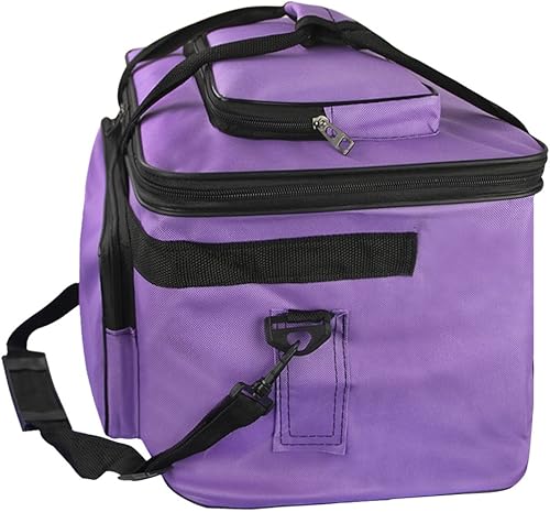 Miniatura 2 de Amplio organizador de arte y manualidades de viaje, bolsa cruzada plegable para artista, bolsa de hombro para dibujo, pintura, bolsa de