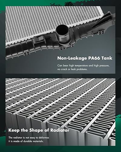 Vista 473 de SCITOO Radiador 2839 apto para Jeep 2006-2010 para Jeep para Commander 3.7L 2005-2010 para Jeep para Grand Cherokee 3.7L 2005-2009 para Jeep