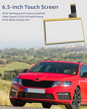 6.5 Touch Screen Digitizer Fit for VW Tiguan Passat Jetta Golf