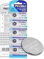 Vista 7 de PKCELL CR1225 batería de litio de 3 V, modelo CR 1225, pilas de botón para termómetro, vida útil de 5 años (5 unidades)