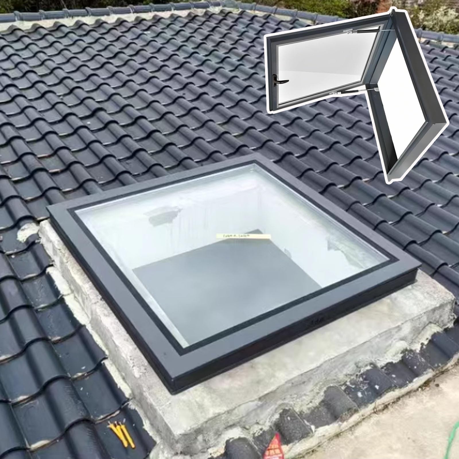 Ręczne okno dachowe do oświetlenia piwnicy – energooszczędna, łatwa instalacja, idealna do remontu domu i ulepszonego naturalnego światła