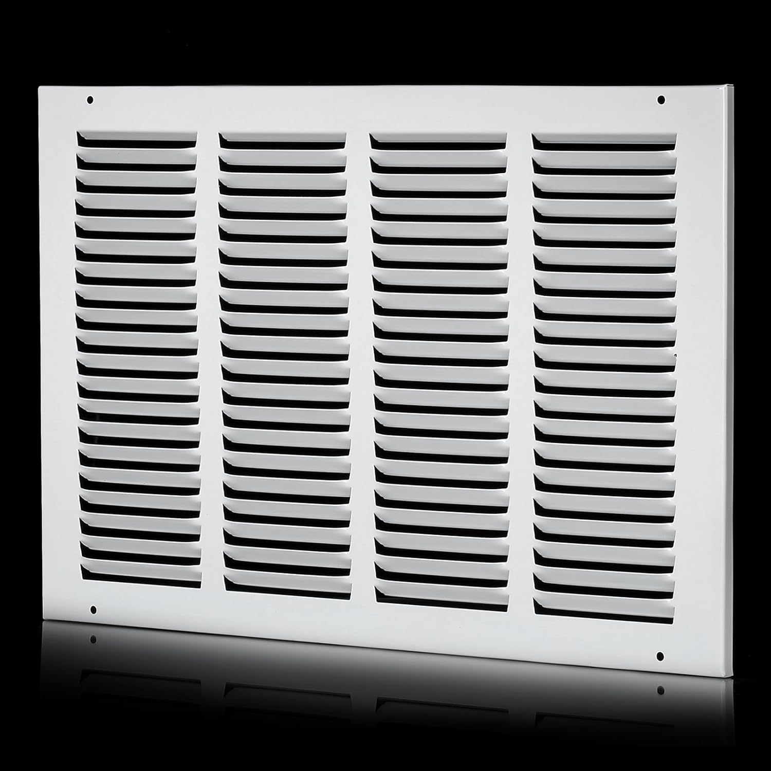 16x10 Return Air Grille(Duct Opening Size),Air Return Vent Cover,Flat Vent Cover,Rejillas De Aire Acondicionado Para Casa,Return Air Grilles,Outer Dimensions:17.75"Wx11.75"H(16"W x 10"H, Duct Opening) 16"Wx10"H, Duct Opening