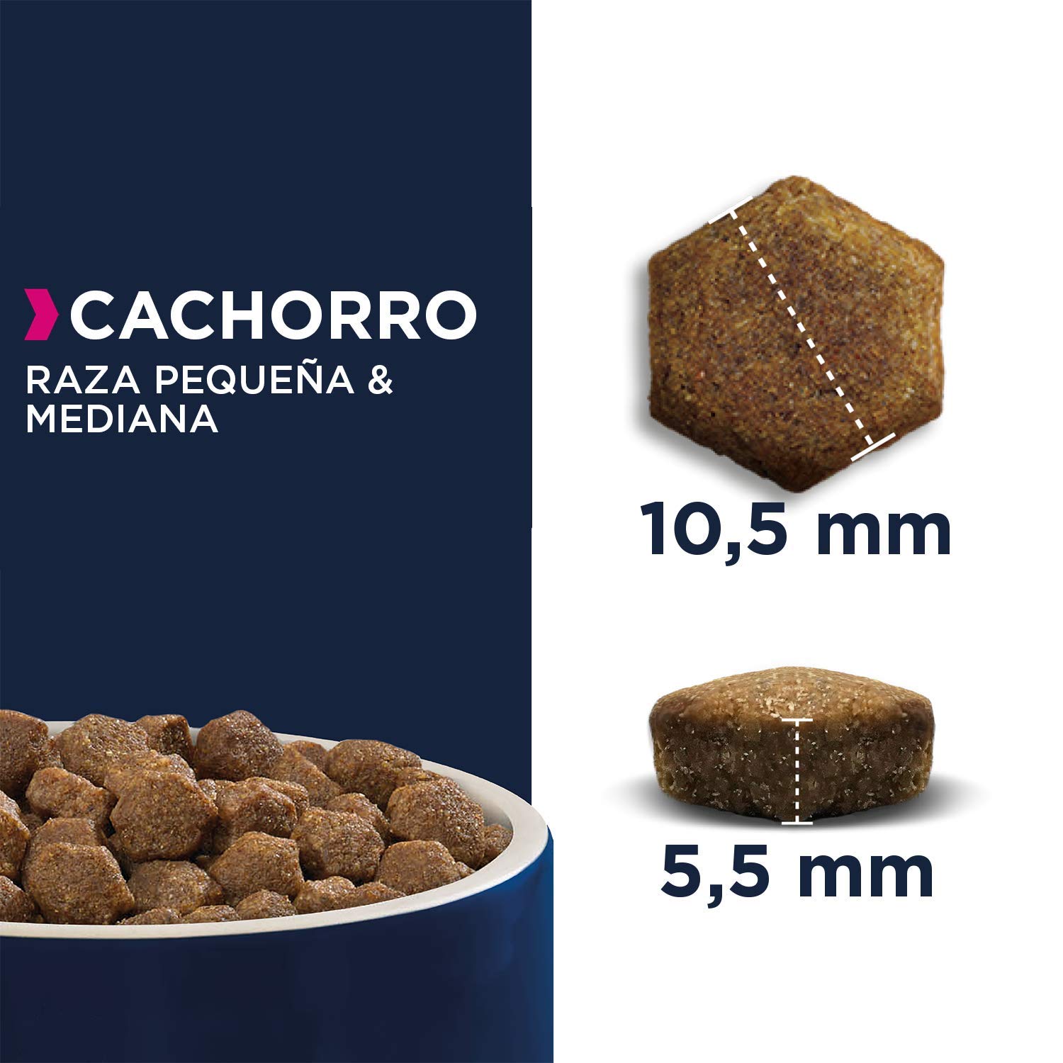EUKANUBA Alimento seco para Cachorros de Razas pequeñas y Medianas, Rico en Cordero y arroz, 12 kg