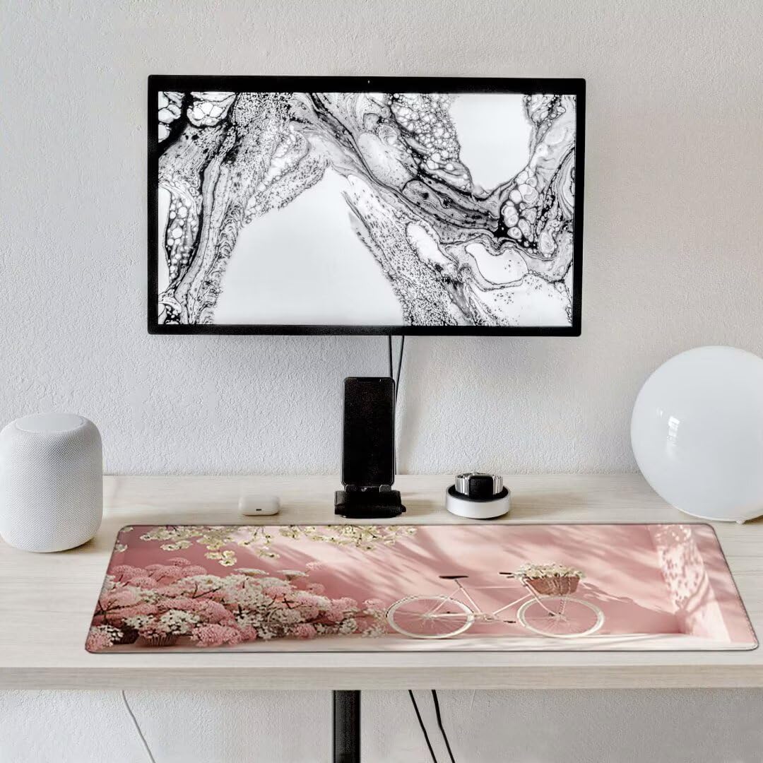 Podkładka pod mysz, podparcie nadgarstka, podkładka pod mysz z antypoślizgową gumową podstawą, ergonomiczna podkładka pod mysz do komputera, laptopa, domowego biura, kompatybilna z myszami laserowymi