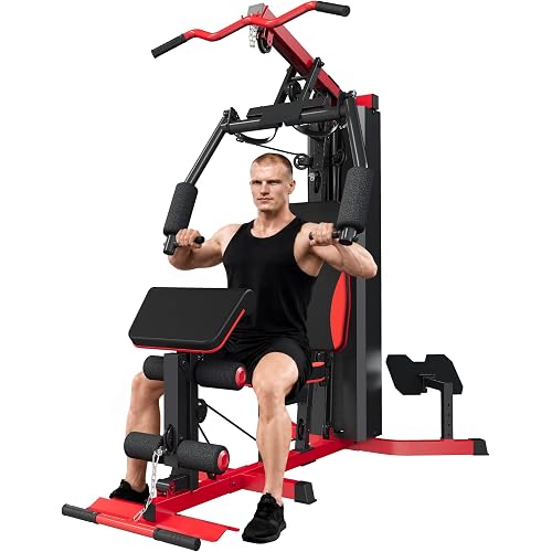HulkFit Home Gym Equipment with 160LBS Stack, All in One Workout Machine