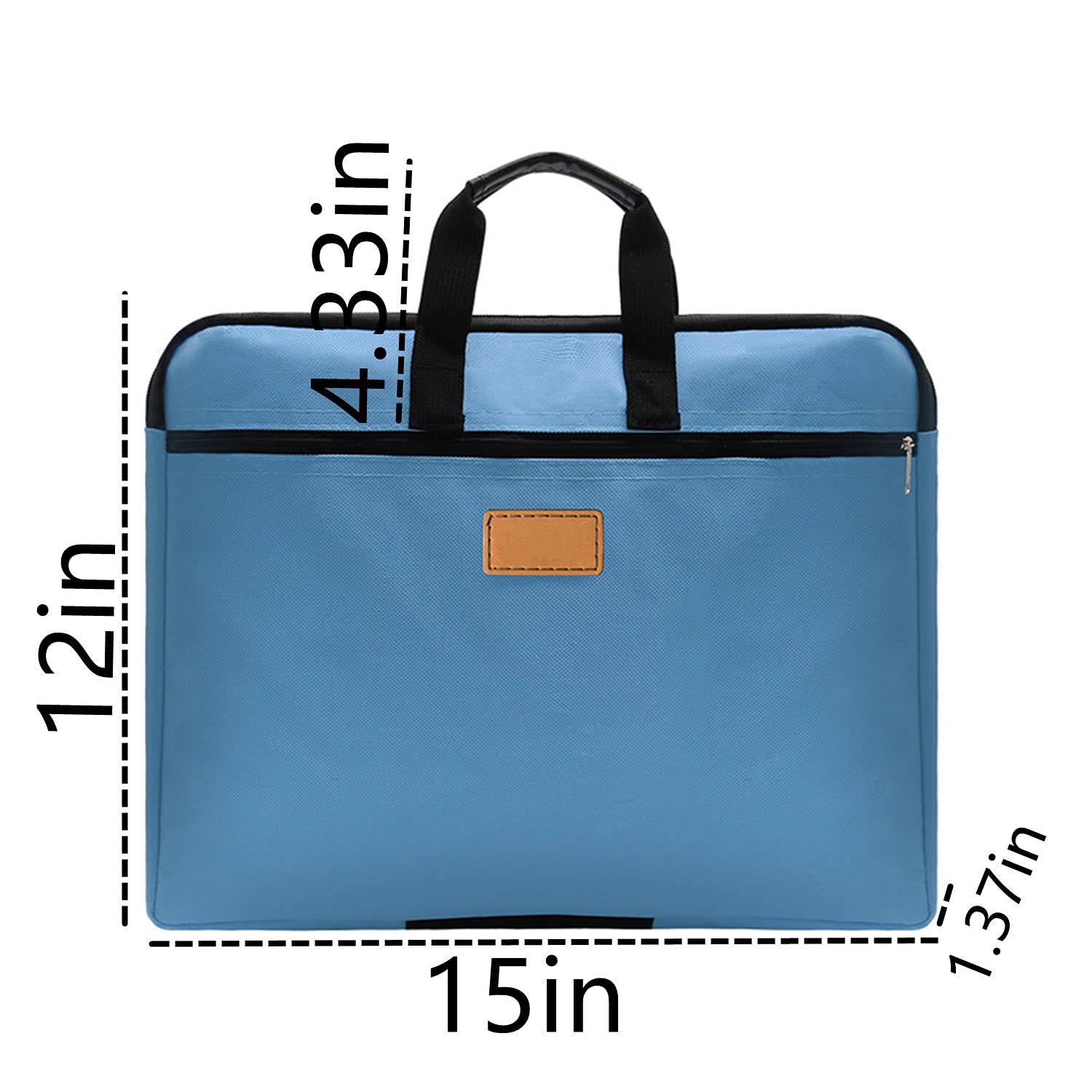 Enyuwlcm Oxford Sac à Documents Avec Poignée Et Organiseur De Réunion, Bureau, école, Sac à Main