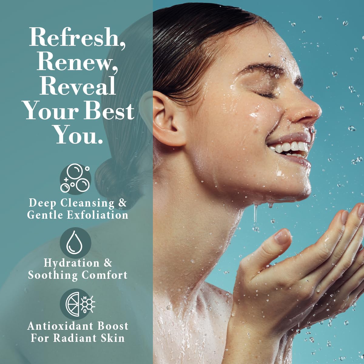 Repechage Hydra Medic Gentle Exfoliating Face Wash for Oily & Problem Skin – Daily Foaming Gel Cleanser with Salicylic Acid, Laminaria Digitata Seaweed, Aloe Vera, Tea Tree Oil & Green Tea – 6 fl oz