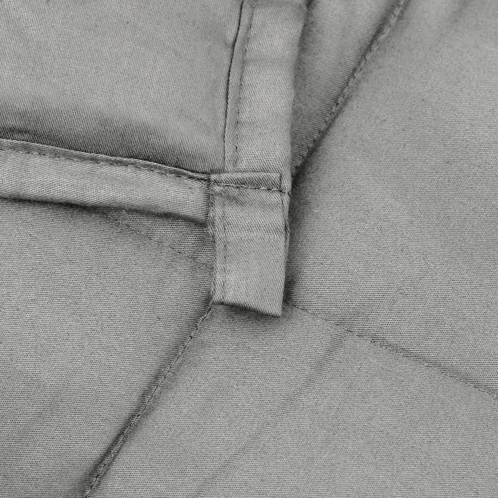 Coperta Ponderata Grigia 235x290 cm 15 kg Tessuto,Coperte da Letto,Coperta Ponderata,Coperta ponderata Benessere Antistress-350733