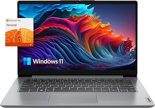 Lenovo Daily Companion IdeaPad 1, pantalla HD de 14 pulgadas, 4 GB de RAM, 256 GB PCIe SSD, Intel Pentium Quad-core hasta 3.1 GHz, Office 365 1 año
