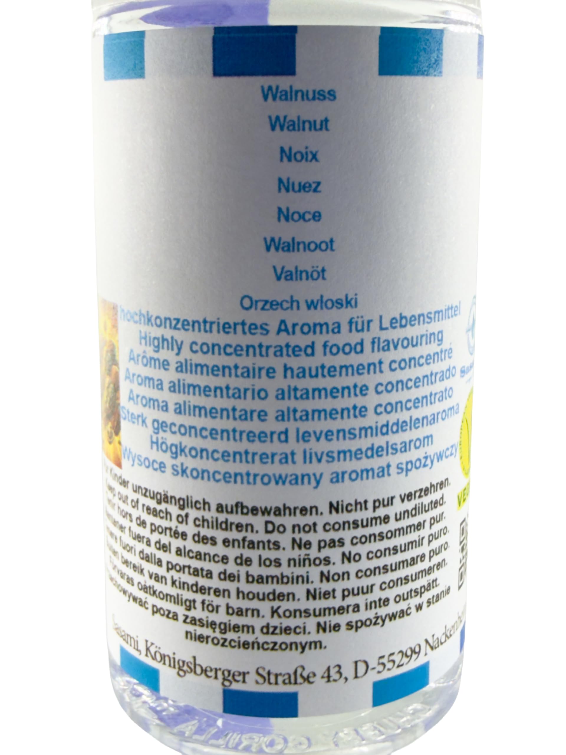 Orzech włoski aromat koncentrat – Wegański – Sasami – 100ml