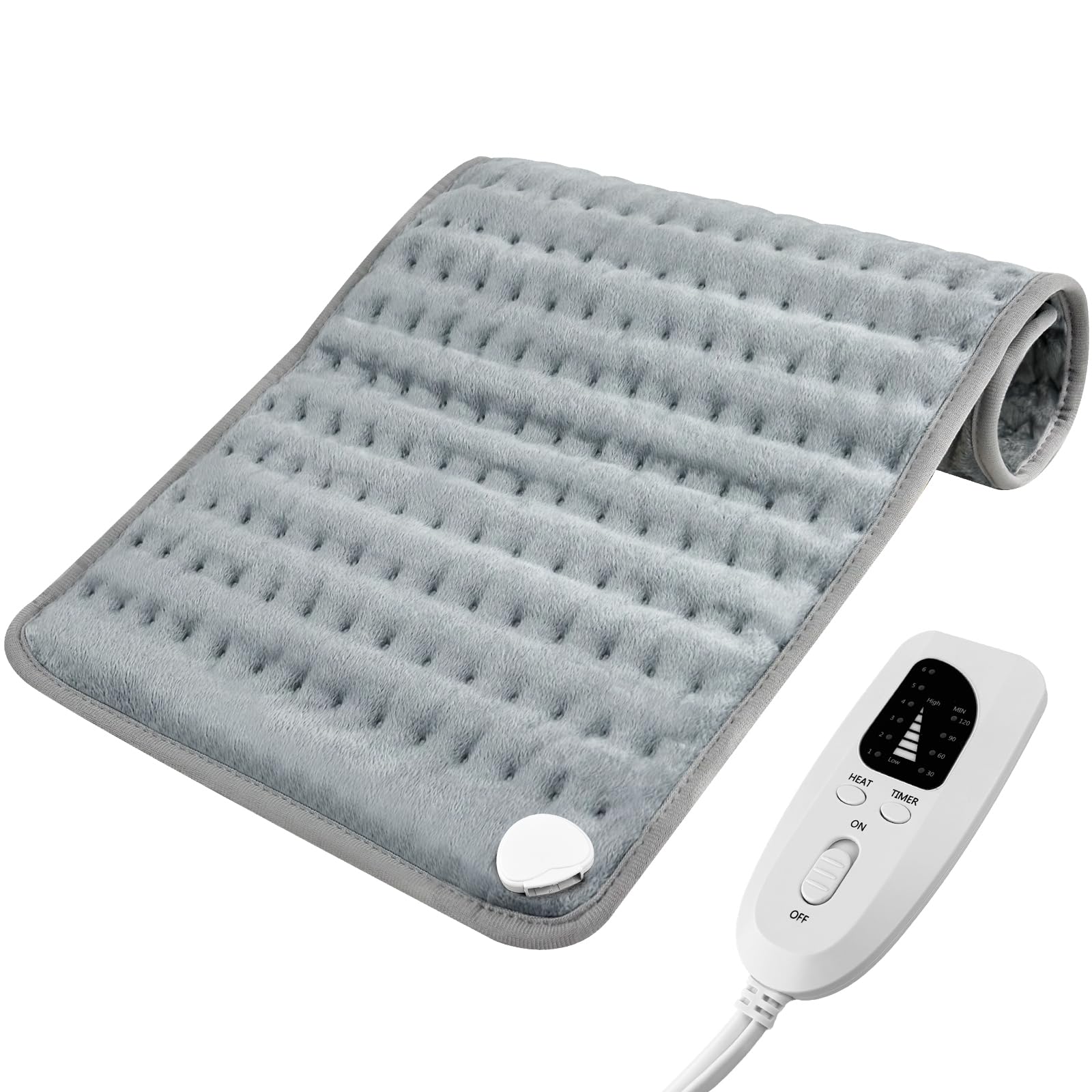 Jalleria Cuscino Riscaldante Elettrico Per Schiena Spalle E Collo 60 10 Livelli Di Calore Funzione Di Regolazione Del Tempo A 3 Velocita Riscaldamento Rapido Cintura Scalda Schiena 81230337
