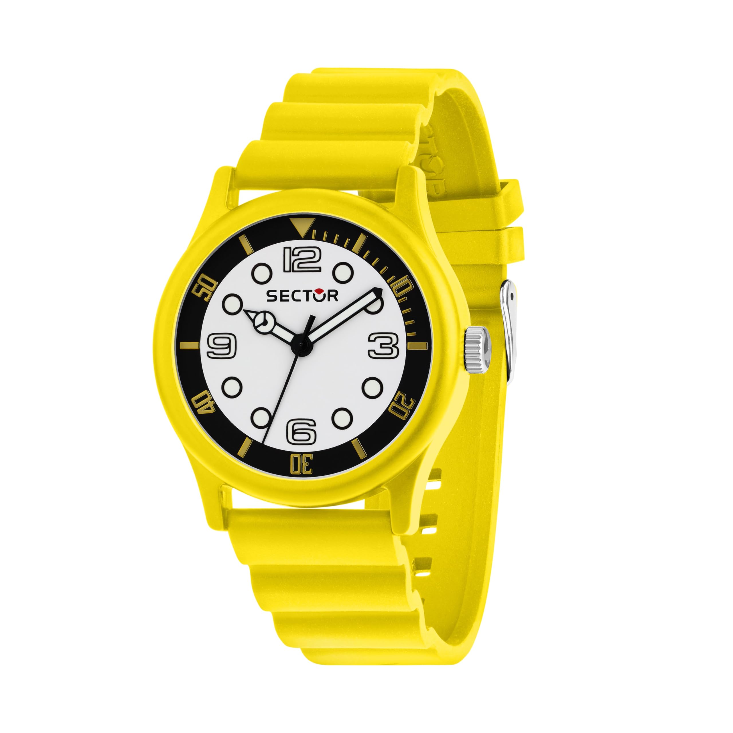 Sector No Limits Orologio Uomo, Solo tempo, Analogico, 41 mm, Collezione H2O, Silicone | Acciaio, Cassa 41.00mm, Forma Tonda