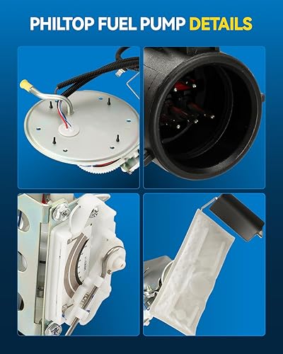 Miniatura 63 de PHILTOP Electric Fuel Pump Assembly Fits For Chevrolet S10 1985-1991, GMC S15 1985-1990, GMC Sonoma 1991, GMC Syclone 1991, SP06B1H