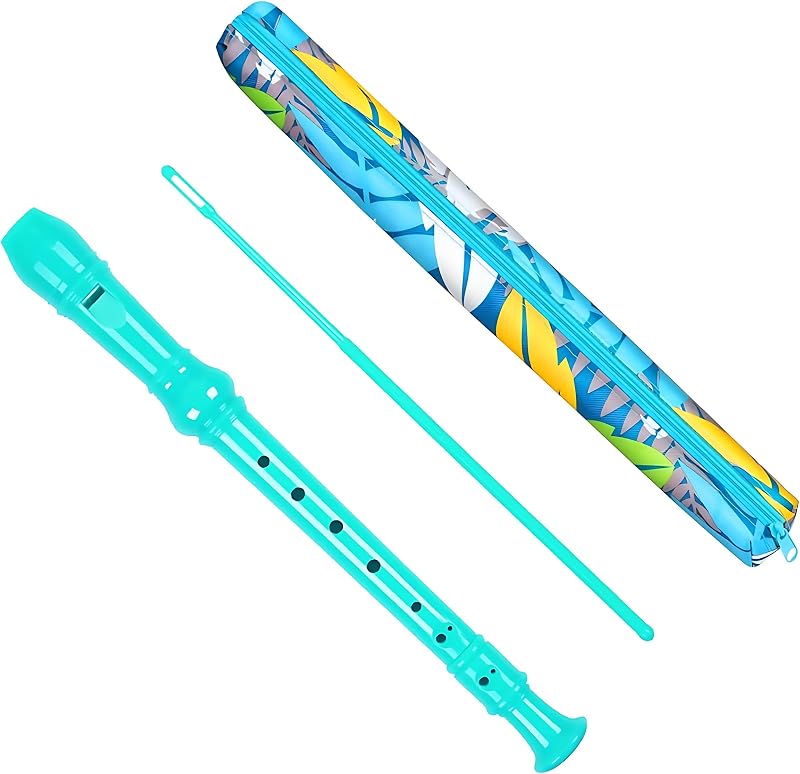 Descant Soprano Recorder Music Recorder Instrument for Kids Flute Kids Recorder with Cleaning Rod + Case Bag…