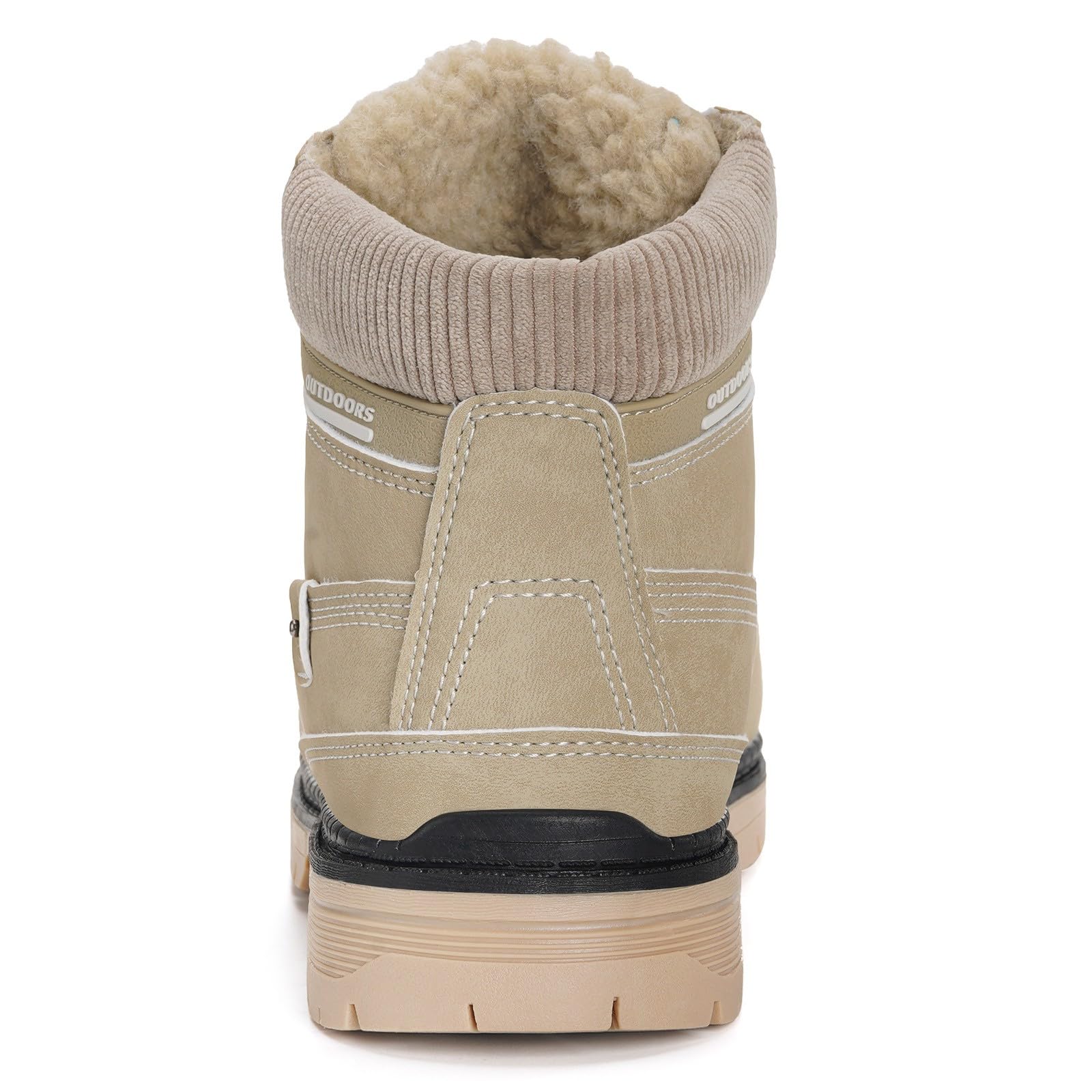 Stivali Uomo Donna Inverno Scarpe da Neve Caldi Snow Boots Impermeabili Stivaletti Pelliccia Stringate Outdoor