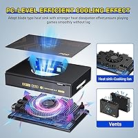 Vista 4 de Kinhank Super Console X5 PRO with 16000+ Games, Retro Game Console with Rockchip RK3588S Processor, 8K UHD TV Output, Bluetooth 5.0, Dual Wireless