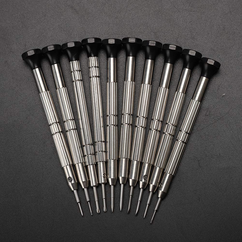Set di cacciaviti Portatili per Orologi, cacciaviti per Orologi, cacciaviti di precisione in Acciaio Inossidabile per progetti Fai da Te di Occhiali da Sole, Riparazione