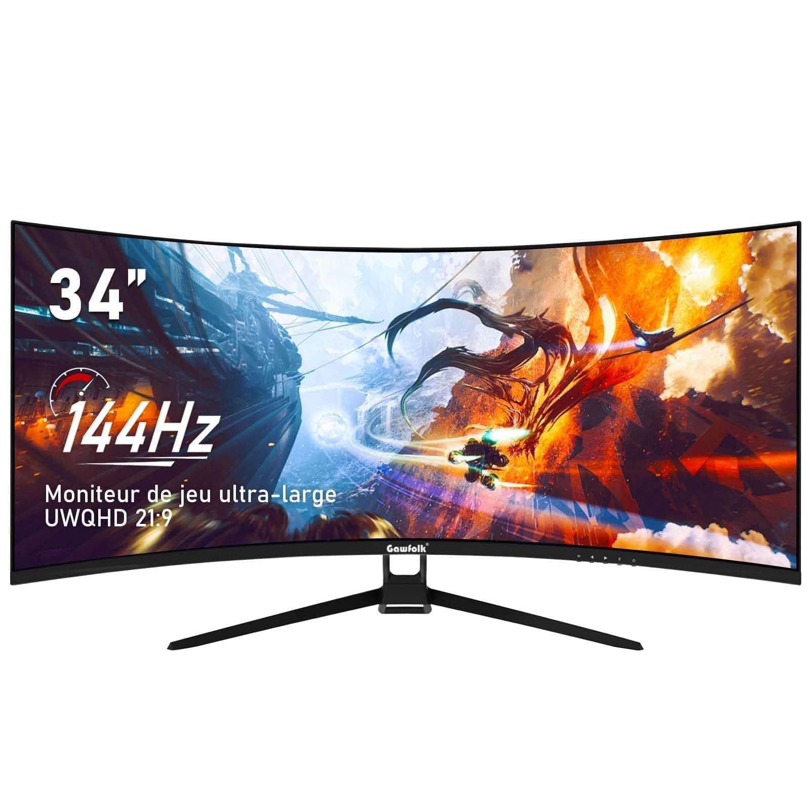 AOC CU34E4CW 34-Zoll-QHD-Curved-Gaming-Monitor-120Hz - Dettaglio
