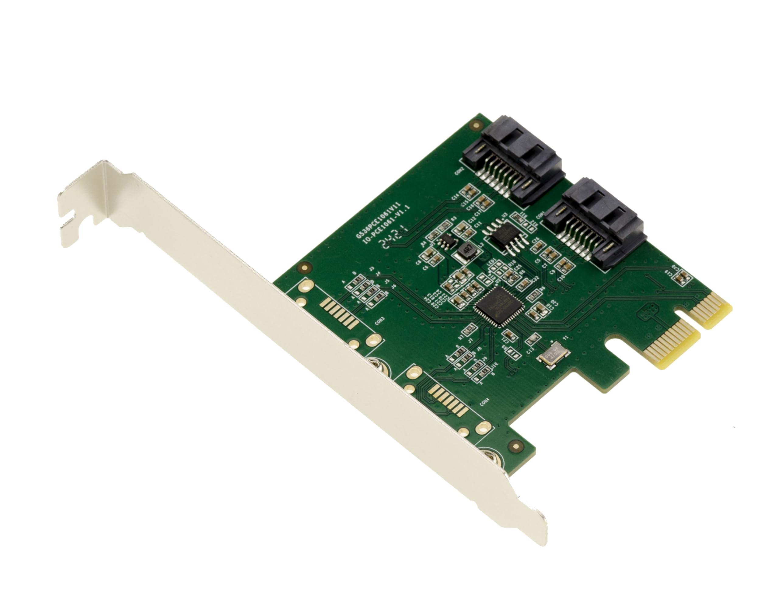 KALEA-INFORMATIQUE Carte PCIe SATA Raid 2 Ports ASM1061R | Carte PCIe 2 ports SATA 6 Gbit/s RAID ASM1061R