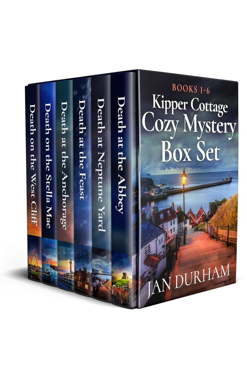 Kipper Cottage Cozy Mystery Box Set Books 1-6: Hilarious Whitby Whodunits with Liz McLuckie & Brave Bull Terrier Nelson