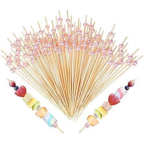 100 Pcs 6 Inch Long Cocktail Picks Fancy Toothpicks for