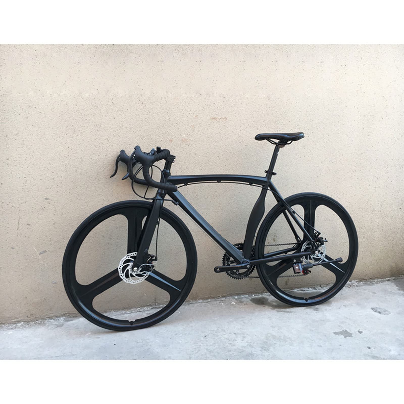 LXHAHQ Fahrrad, Rennrad, Geschwindigkeiten, Speichen, Alufelgen, Aluminiumlegierungsrahmen, Doppelscheibenbremse, Rennrad Sport & Freizeit