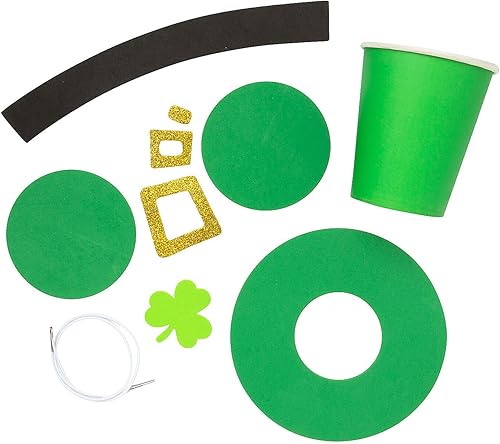 Miniatura 2 de Fun Express Kit de manualidades de taza de papel con sombrero duende, hace 6