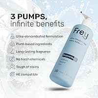 Vista 2 de Suavizante líquido natural y acondicionador de FREY Suavizante para la ropa Funciona en todas las máquinas + HE Elaborado con ingredientes