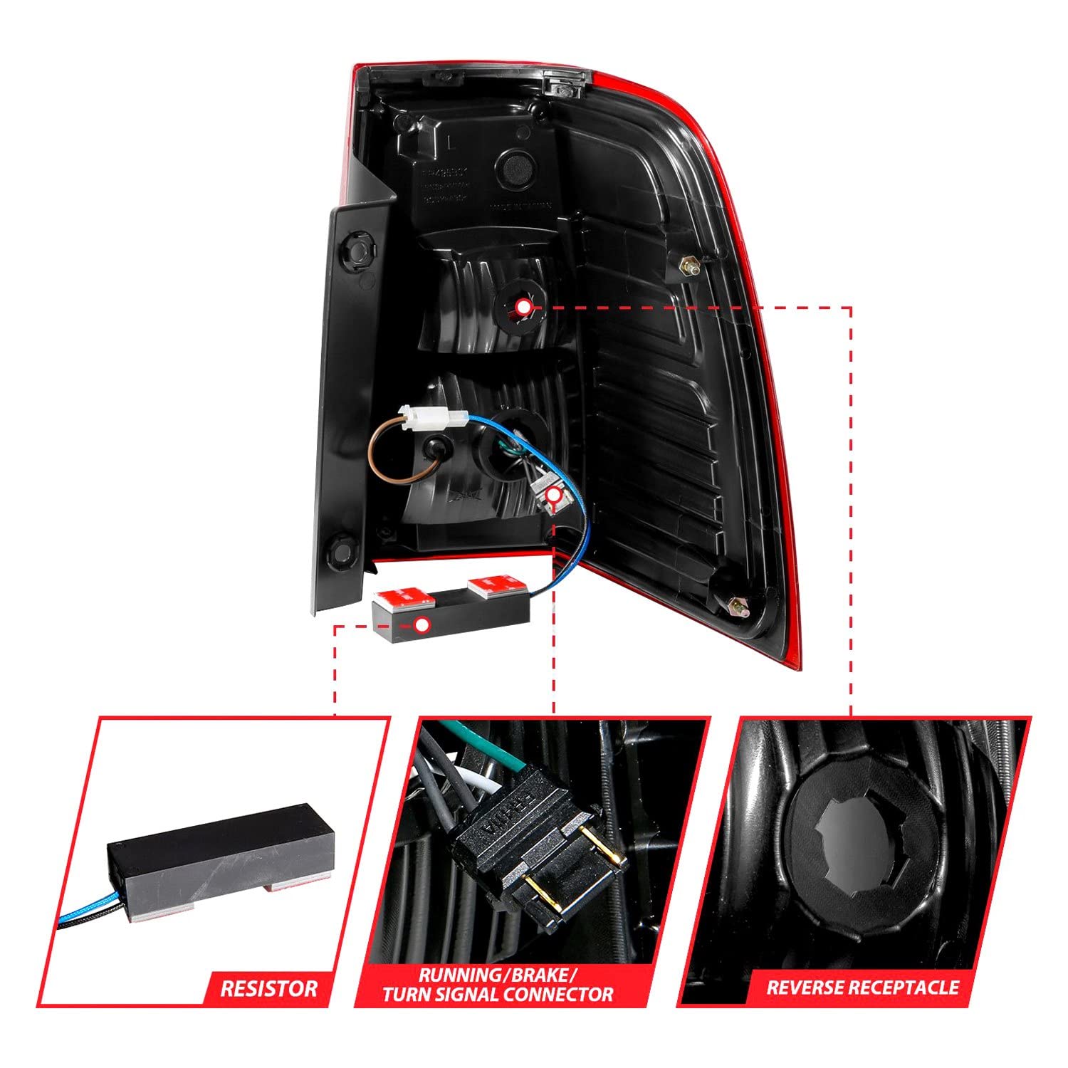 Amazon.com: ANZO USA Aridex - 07-17 for Expedition LED Taillights