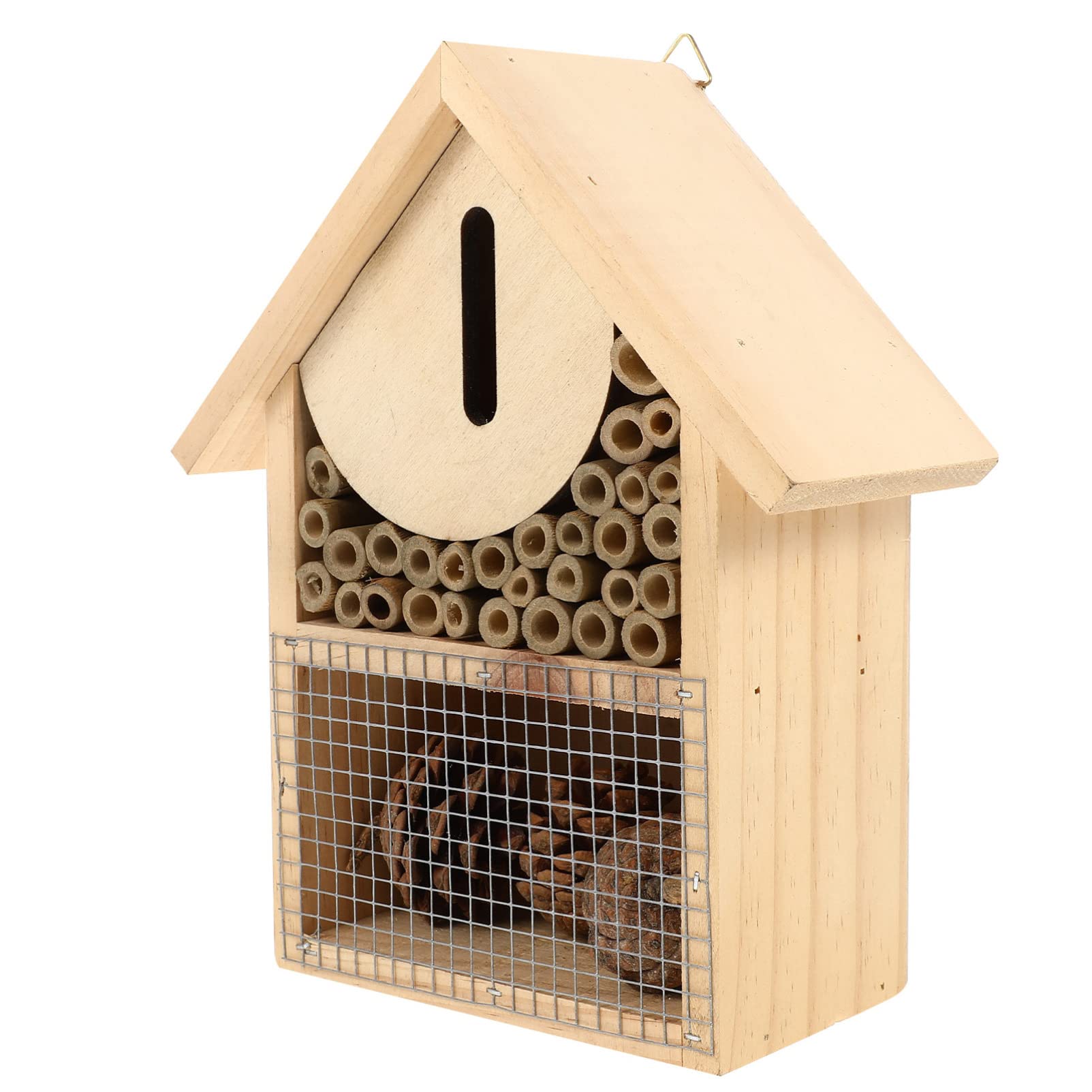 Toddmomy Casa Per Legno Sospesa Rifugio Per Insetti Da Giardino Con Design Decorativo Accessorio Per Allevamento Di Solitarie e Miglioramento Ecosistema Garden