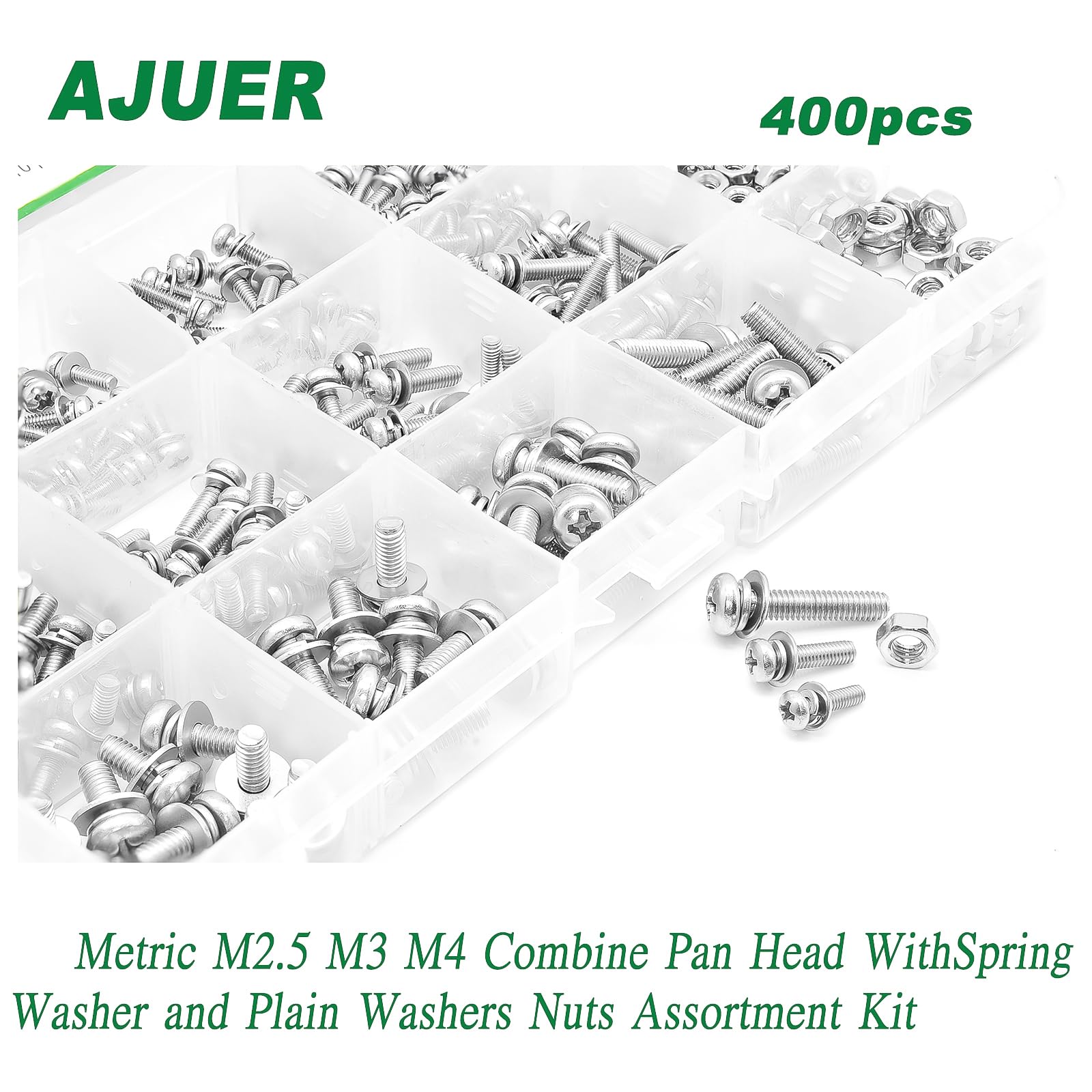 ★ボルト、ナット、ワッシャー見積り★ Amazon.co.jp: ボルトとナットワッシャーの組み合わせキットM2.5