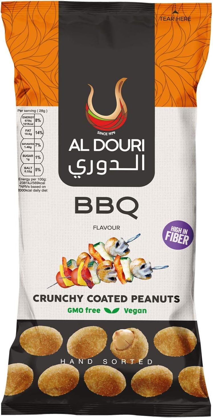 Crunchy Coated Peanuts, Bbq, 24 X 20 Gm