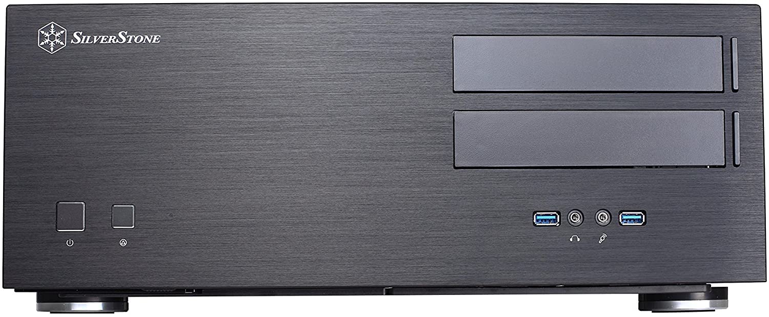 SilverStone SST-GD08B Grandia HTPC Computer Case - Silber - Dettaglio