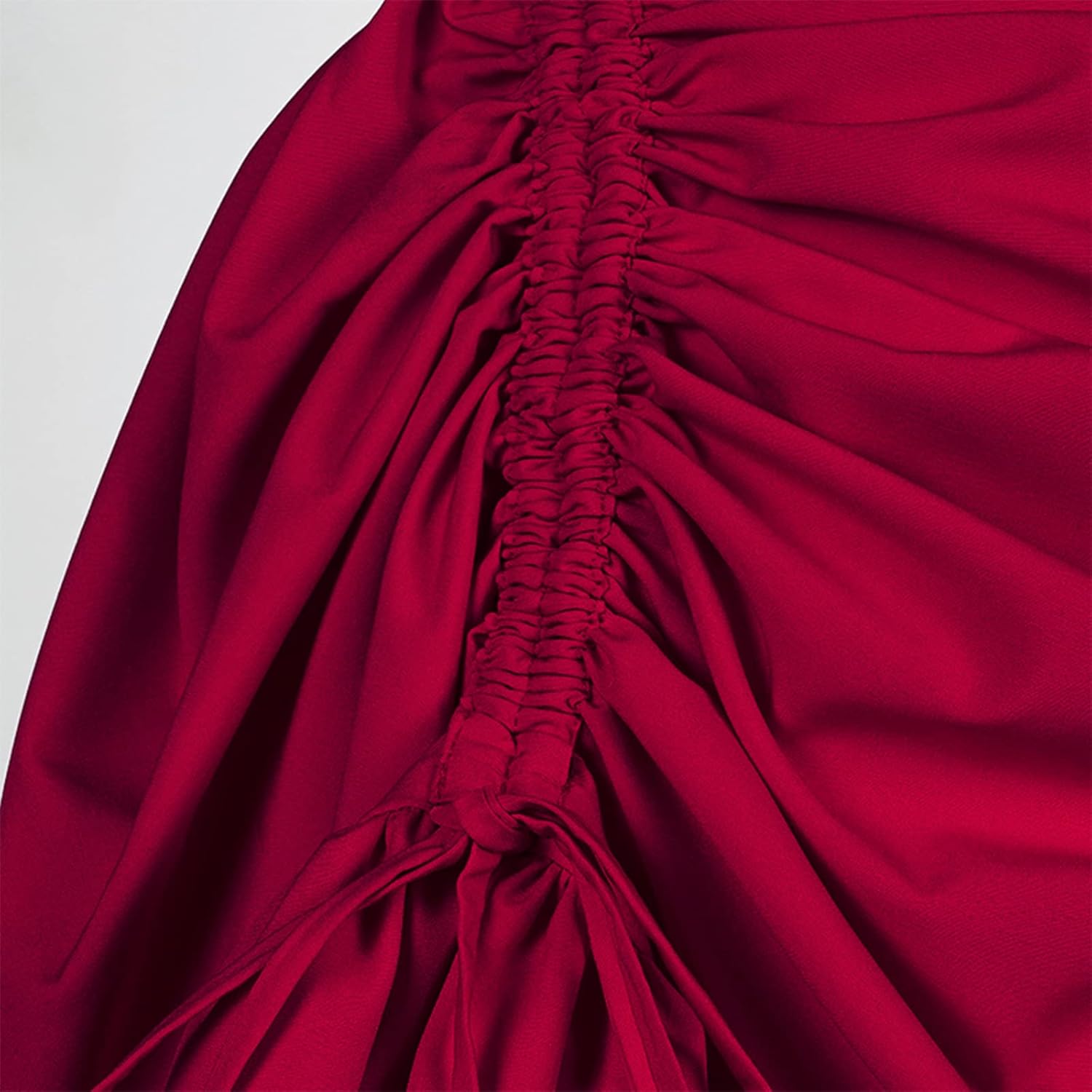 Women's Long Dress Gothic Steampunk Victorian Renaissance High Low Skirt - Image 4