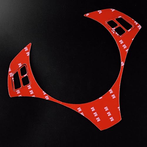 Miniatura 4 de JUPIZEUS Cubierta de fibra de carbono, para BMW, panel de botón de volante deportivo para BMW Serie 1 E81 E82 E87 E88 2008 2009 2010 2011 2012 2013,